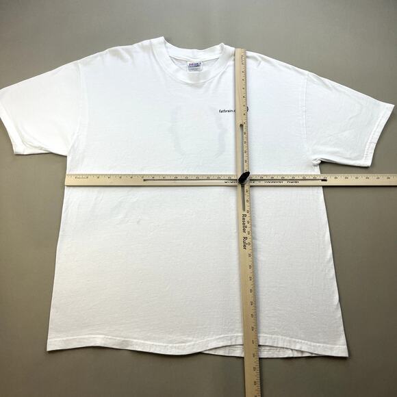 Vintage Technology T-Shirt Adult XL White Fatbrain Silicon Valley Computer y2k - Picture 7 of 10